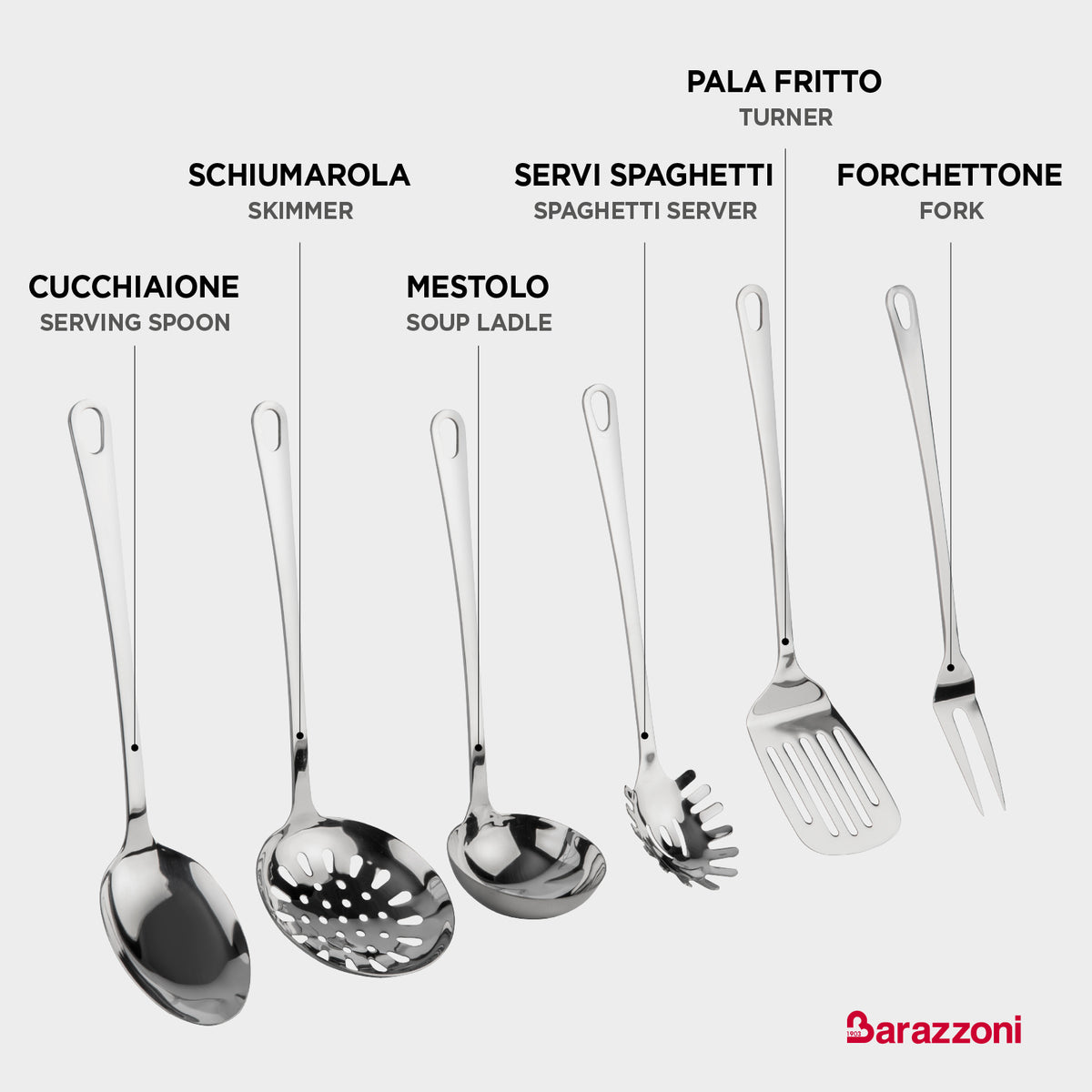 Mediterranea - 6-piece ladle set