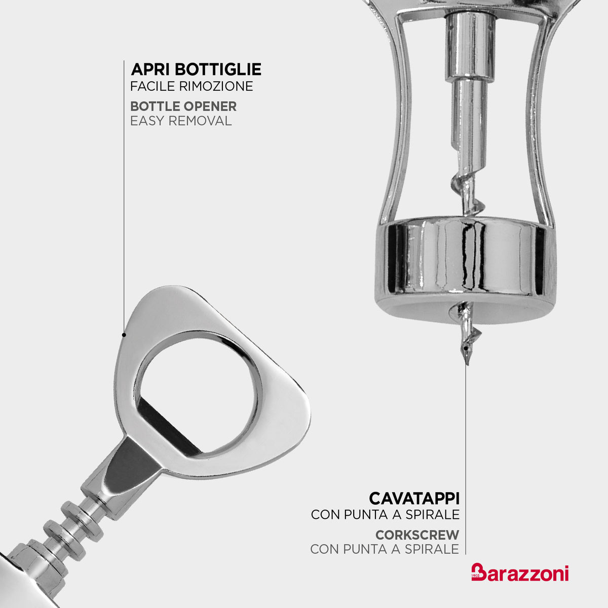 Corkscrew/bottle opener