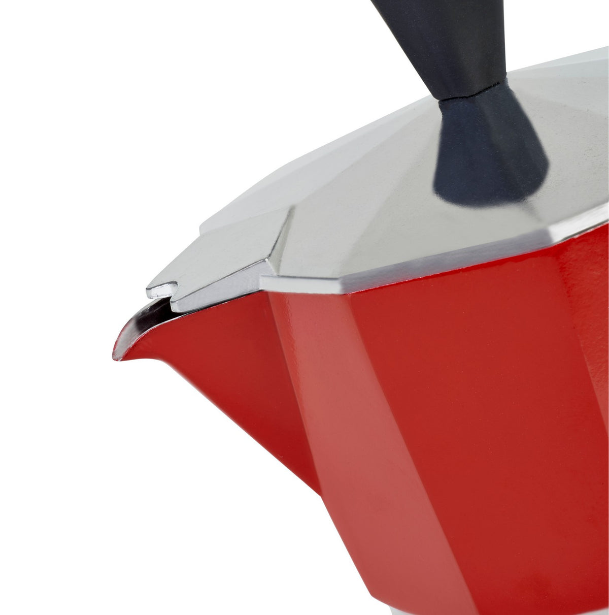 Aluminum Coffee Maker - Red