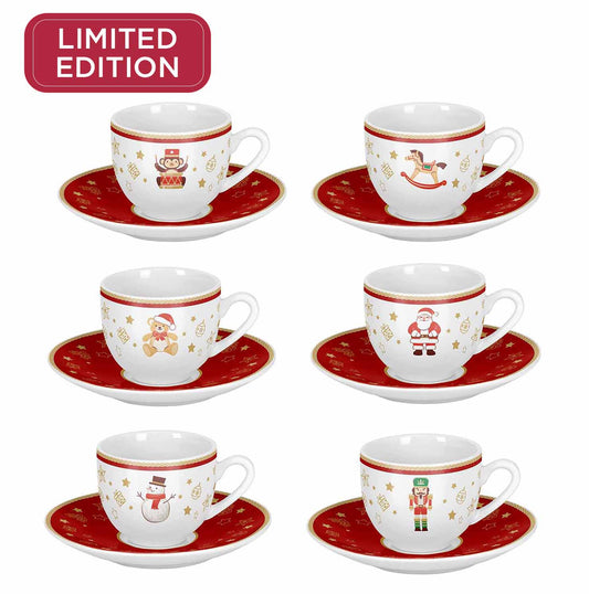 Balocchi - set of 6 cups + 6 saucers