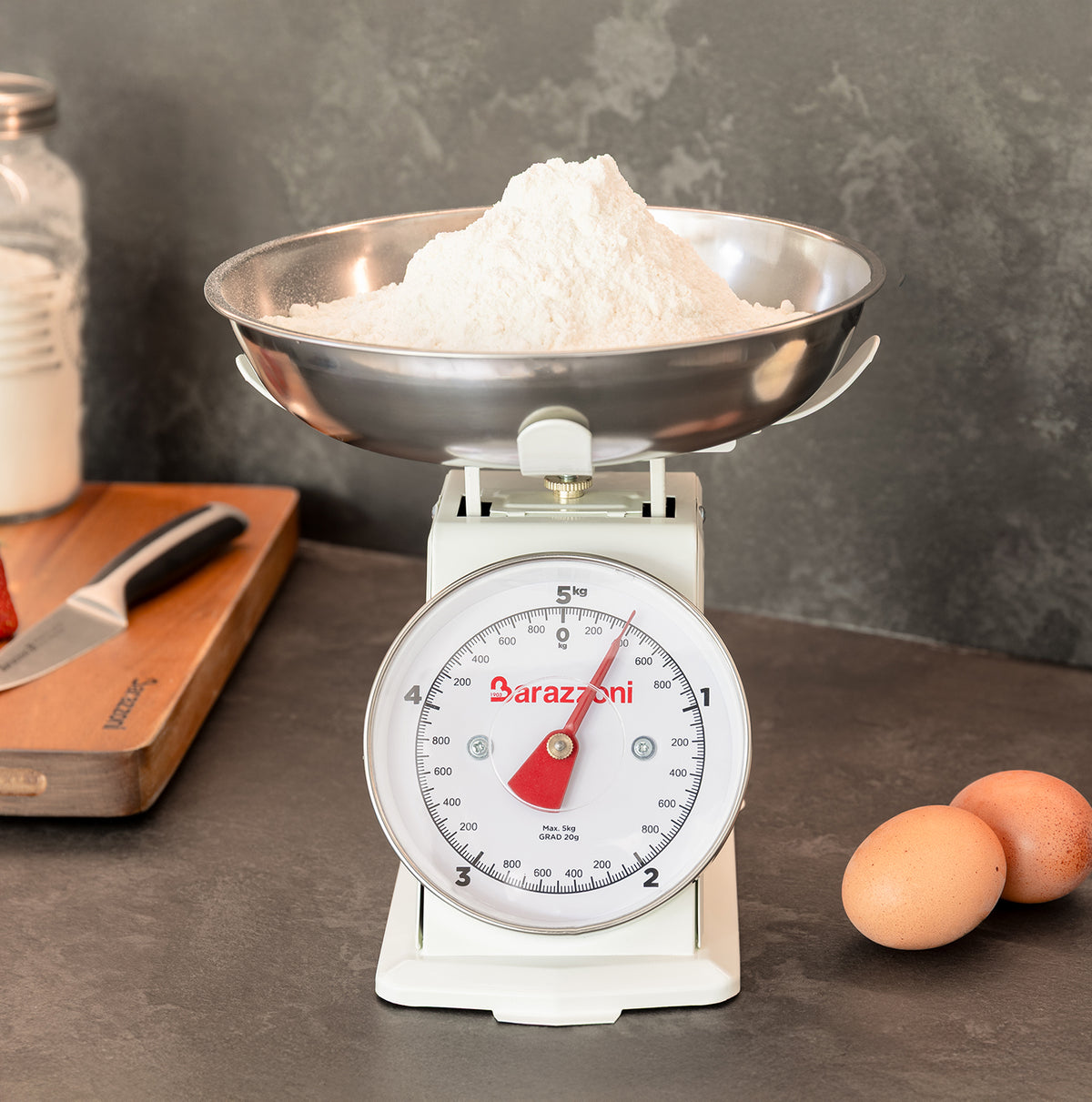 Mechanical kitchen scale