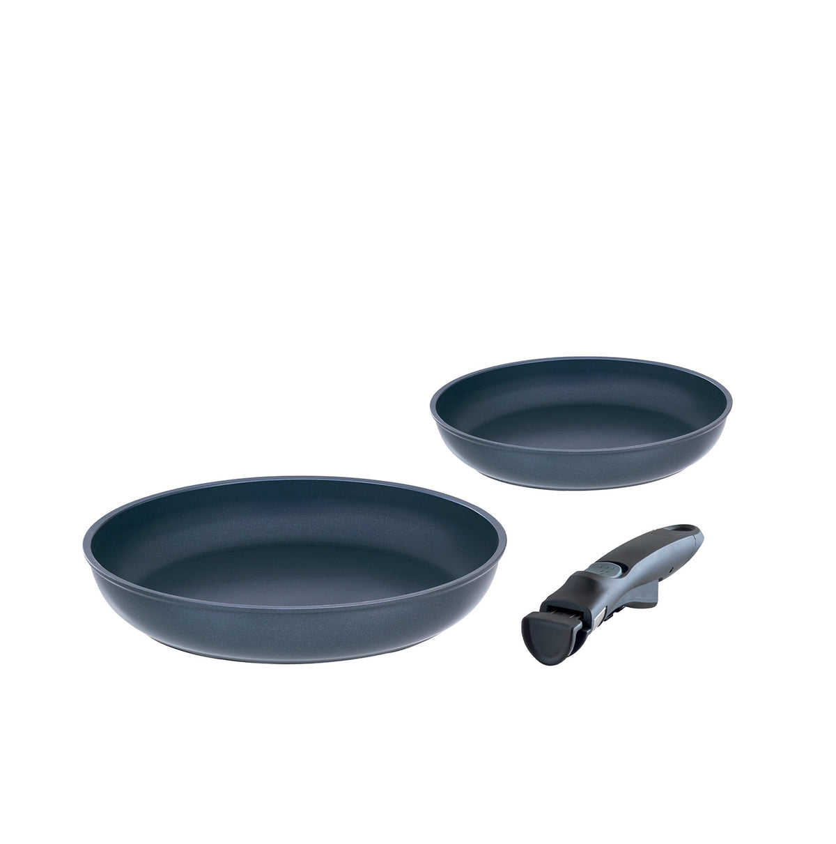 Ceramic Tris - set of 3 pans 20/28 cm + detachable handle