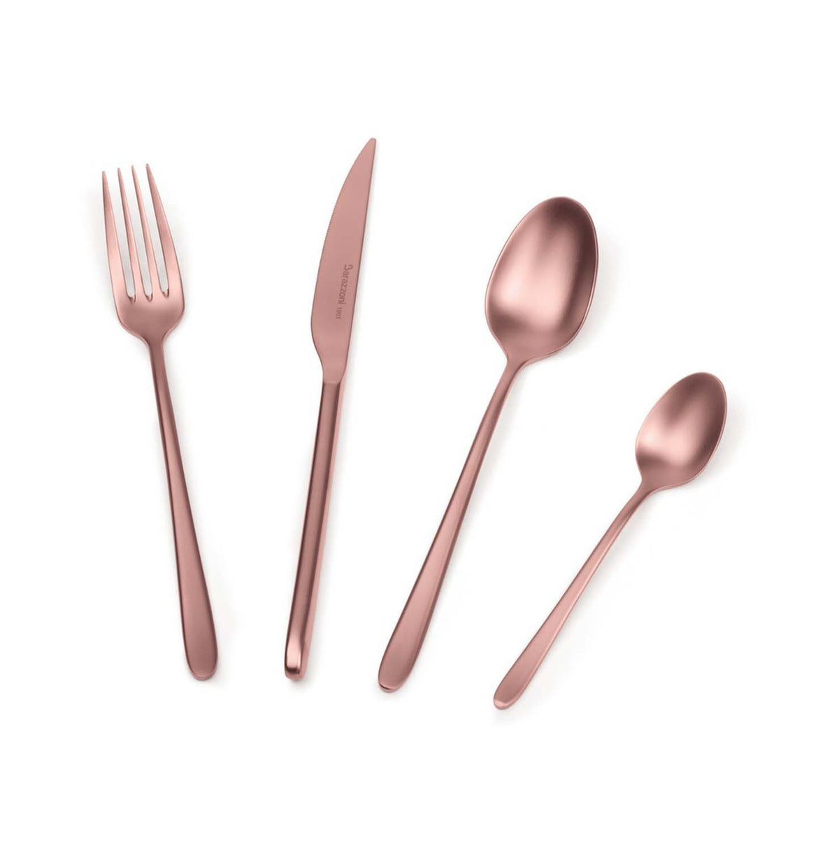 Malachite Satin Bronze - 24-Piece Cutlery Set