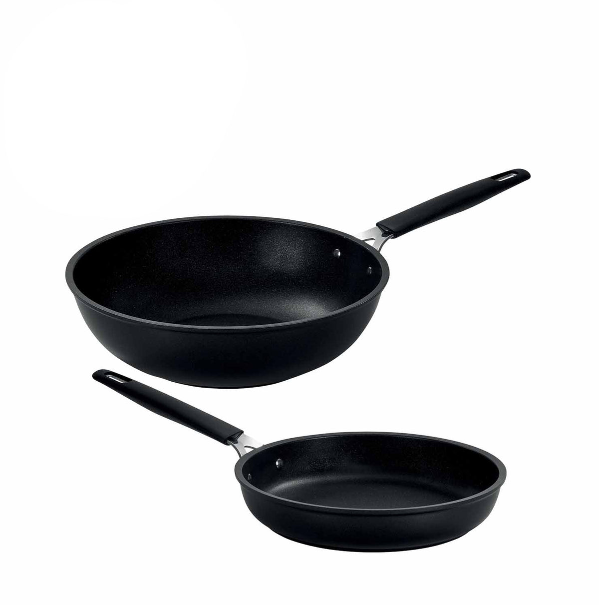 Basic non-stick - 24 cm pan + 28 cm wok set